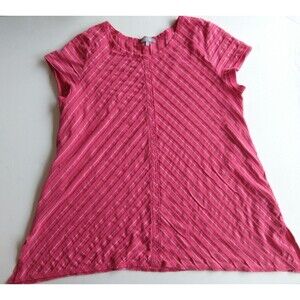 Habitat Pink Striped Short-Sleeve Tunic